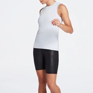 Calia Faux Leather Bike Shorts Size XS New